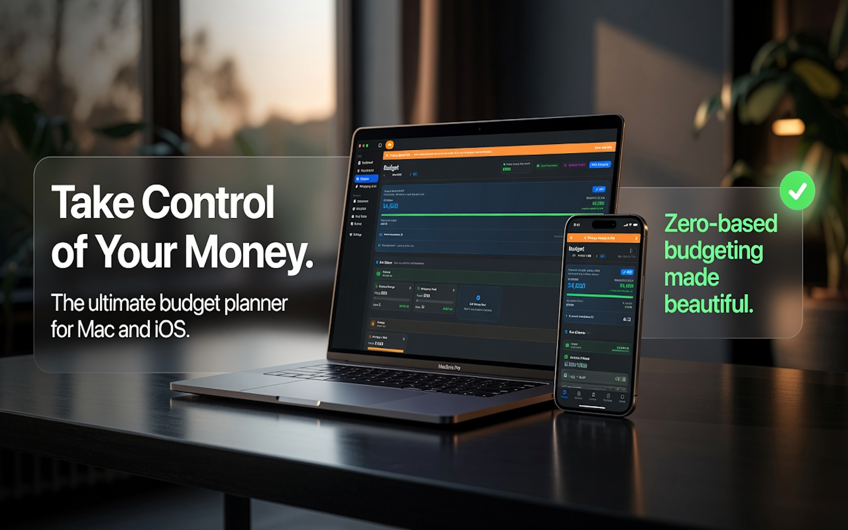 Thrive dashboard - private, on-device personal finance management