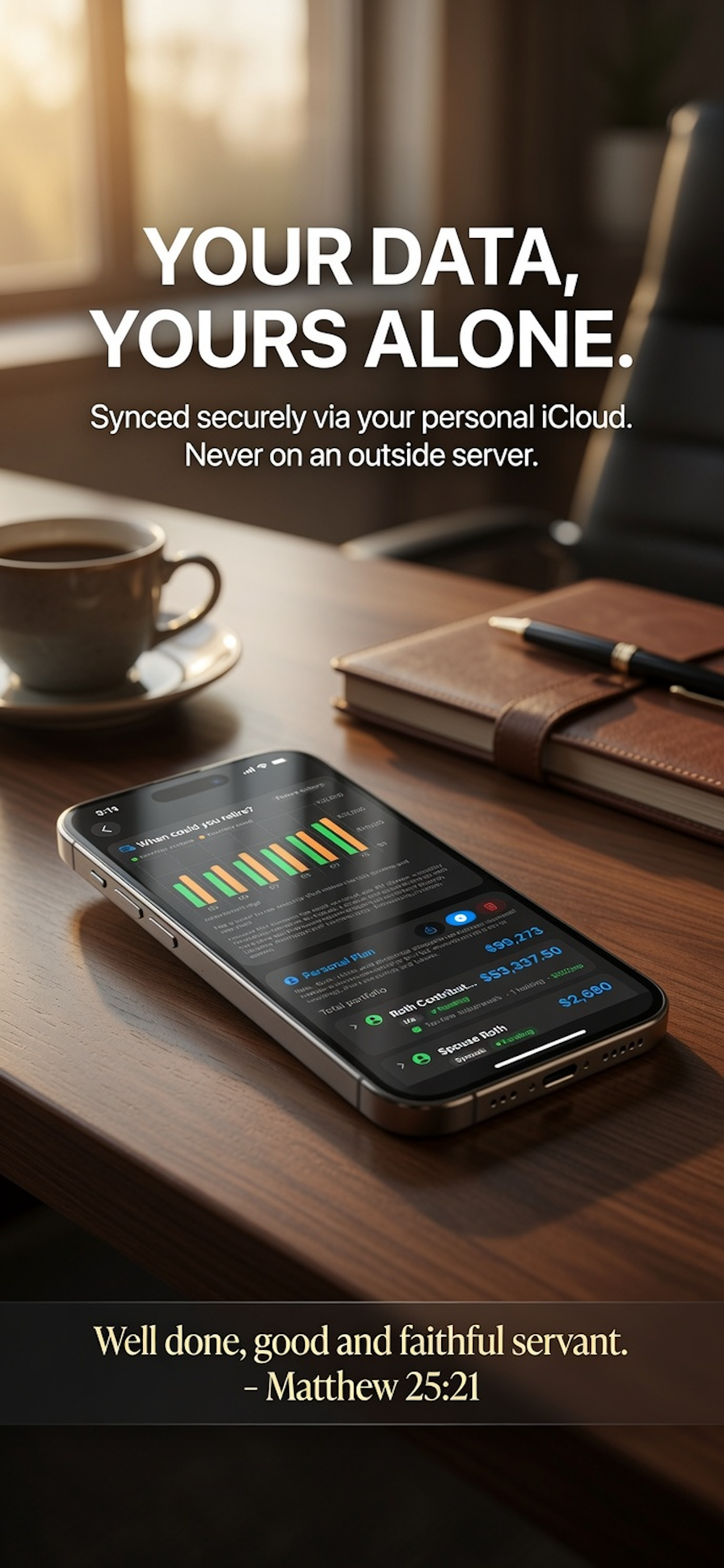 Thrive screenshot - private on-device zero-based budgeting